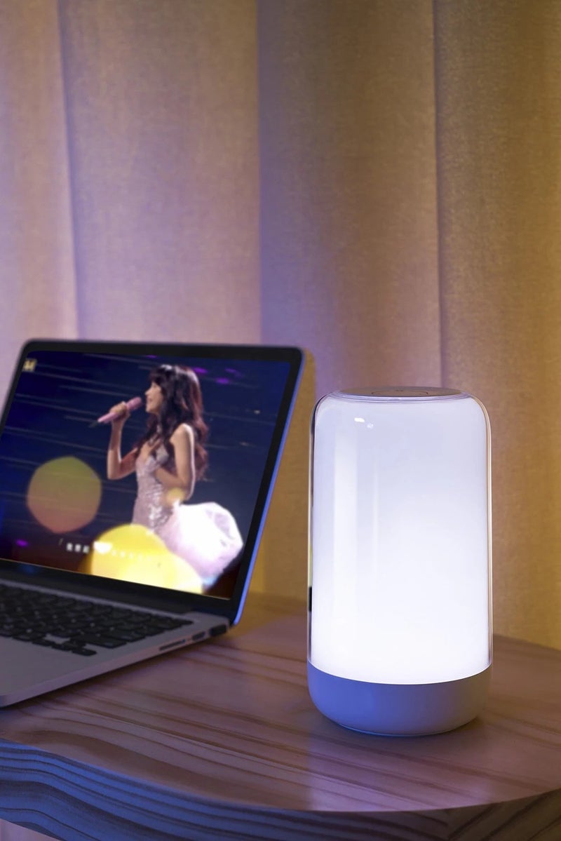 Bluejw Touch Control Bedside Lamp, RGB Color Changing Night Light - Portable LED Nightstand Light for Bedroom, Living Room - Image 3